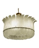 L 90 lampadario di Murano color verde acqua L 90 lampadario di Murano color verde acqua