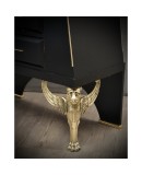 Midcentury Brass and Goatskin Chests of Deawer, 1950 Midcentury Brass and Goatskin Chests of Deawer, 1950