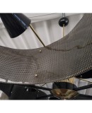 L 84 Lampadario di Murano in vetro e ottone