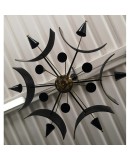 L 84 Lampadario di Murano in vetro e ottone