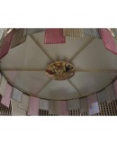 L 77 Lampadario dalla forma circolare in vetro di murano L 77 Lampadario dalla forma circolare in vetro di murano