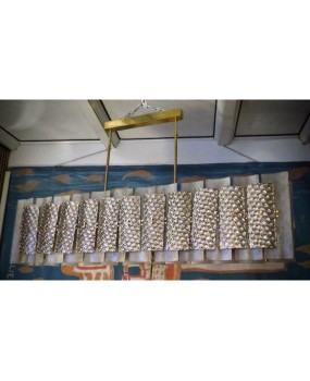 Murano Art Glass Rectangular Mid-Century Chandelier, 1970