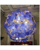 L 72 lampadario Sputnik in vetro di Murano color blu L 72 lampadario Sputnik in vetro di Murano color blu