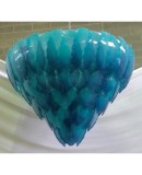L 68 Lampadario Turchese in vetro di Murano 1950 L 68 Lampadario Turchese in vetro di Murano 1950