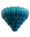 L 68 Lampadario Turchese in vetro di Murano 1950 L 68 Lampadario Turchese in vetro di Murano 1950