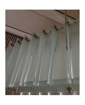 L 66 Lampadario alla maniera di Max Ingrand