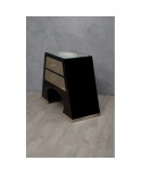 C 123 Cassettoni italiani della metà del secolo in ottone e vetro artistico, 1980 C 123 Cassettoni italiani della metà del secolo in ottone e vetro artistico, 1980
