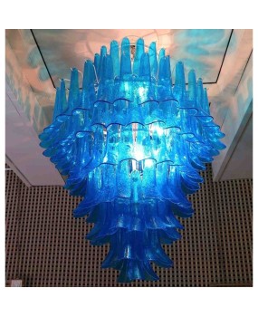 L 42 Lampadario Attribuito alla vetreria Mazzega