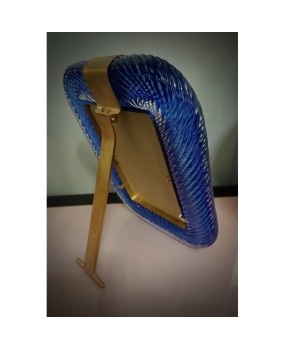 V 59 Cornice Blu Firmata Barovier Toso Murano, 1990