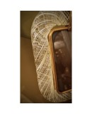 Seguso Vetri D'arte Murano White Color Art Glass Midcentury Picture Frame, 1990