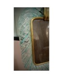 Seguso Vetri D'arte Murano Light Green Blown Glass Picture Frame, 1980 Seguso Vetri D'arte Murano Light Green Blown Glass Picture Frame, 1980