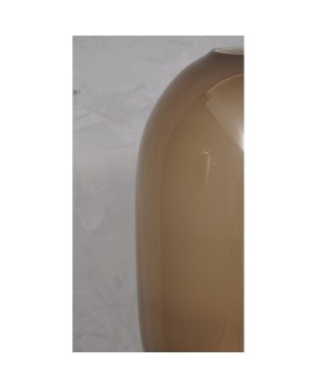 Murano Dove Gray and White Art Glass Vase, 1950