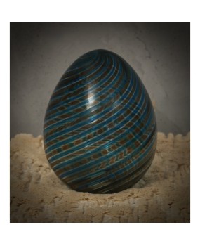 Venini Murano Art Glass Egg 50° ConfArtigianato Series Egg, 1997