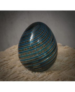 Venini Murano Art Glass Egg 50° ConfArtigianato Series Egg, 1997