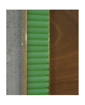 Murano Green Color Glass and Brass Mid-Century Picture Frames, 2000