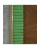 Murano Green Color Glass and Brass Mid-Century Picture Frames, 2000 Murano Green Color Glass and Brass Mid-Century Picture Frames, 2000