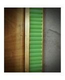 Murano Green Color Glass and Brass Mid-Century Picture Frames, 2000 Murano Green Color Glass and Brass Mid-Century Picture Frames, 2000