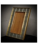 Murano Art Mirror and Brass Picture Frames, 1970 Murano Art Mirror and Brass Picture Frames, 1970