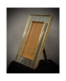 Murano Art Mirror and Brass Picture Frames, 1970 Murano Art Mirror and Brass Picture Frames, 1970