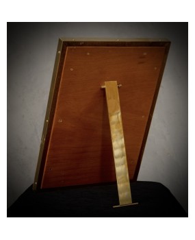 Murano Art Mirror and Brass Picture Frames, 1970