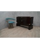 C 104 Cassettone lastronato in mogano tinto nero C 104 Cassettone lastronato in mogano tinto nero