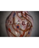 Murano Murrina Art Glass Mid-Century Glass Vase, 1980 Murano Murrina Art Glass Mid-Century Glass Vase, 1980