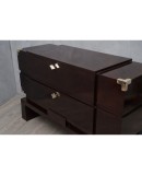 C 104 Cassettone lastronato in mogano tinto nero C 104 Cassettone lastronato in mogano tinto nero
