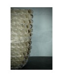 Murano Midcentury Round Dove Gray Color Italian Vase, 1970 Murano Midcentury Round Dove Gray Color Italian Vase, 1970
