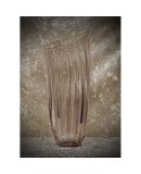 Murano Art Glass Transparent Pale Pink Vase, 1980 Murano Art Glass Transparent Pale Pink Vase, 1980