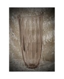Murano Art Glass Transparent Pale Pink Vase, 1980 Murano Art Glass Transparent Pale Pink Vase, 1980
