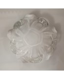 Murano Red and White Glass Ashtray, 1980 Murano Red and White Glass Ashtray, 1980