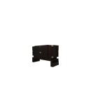 C 104 Cassettone lastronato in mogano tinto nero C 104 Cassettone lastronato in mogano tinto nero
