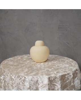 V 17 Vaso Tobia Scarpa Venini Murano Serie "Opale" Vetro Colore Avorio, 1979