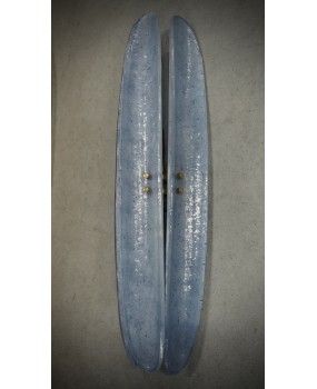 AP 135 Applique in vetro di Murano di colore azzurro, 2000