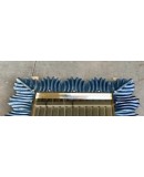SP 74 Murano Blu Color Glass and Brass Mid-Century Console / Wall Mirr SP 74 Murano Blu Color Glass and Brass Mid-Century Console / Wall Mirr