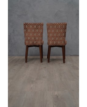 Pierluigi Colli Ash Wood and Fabric Italian Chairs, 1950