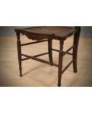 Louis Philippe Style Walnut and Vienna Straw Italian Chairs, 1940 Louis Philippe Style Walnut and Vienna Straw Italian Chairs, 1940