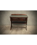 Dassi Walnut and Glass Italian Mid-Century Nightstands, 1950 Dassi Walnut and Glass Italian Mid-Century Nightstands, 1950