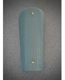 Murano Art Glass Aqua Green Color and Brass Wall Light and Sconces Murano Art Glass Aqua Green Color and Brass Wall Light and Sconces