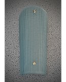 Murano Art Glass Aqua Green Color and Brass Wall Light and Sconces Murano Art Glass Aqua Green Color and Brass Wall Light and Sconces