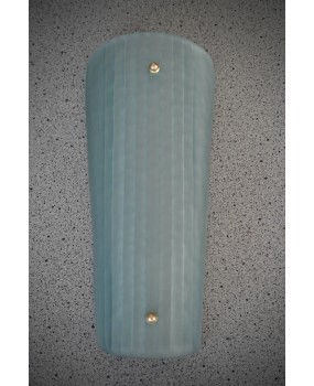 Murano Art Glass Aqua Green Color and Brass Wall Light and Sconces