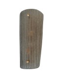 Murano Art Glass Sand Blasted Smoky Color and Brass Wall Light and Sco Murano Art Glass Sand Blasted Smoky Color and Brass Wall Light and Sco