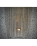 Murano Art Glass Sand Blasted Smoky Color and Brass Wall Light and Sco Murano Art Glass Sand Blasted Smoky Color and Brass Wall Light and Sco