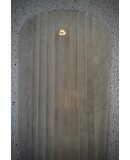 Murano Art Glass Sand Blasted Smoky Color and Brass Wall Light and Sco Murano Art Glass Sand Blasted Smoky Color and Brass Wall Light and Sco
