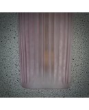 Murano Art Glass Pink Sand Blasted Color and Brass Wall Light and Scon Murano Art Glass Pink Sand Blasted Color and Brass Wall Light and Scon