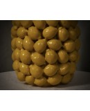Vasi Scultura in Ceramica Veneziana di Colore Giallo Vasi Scultura in Ceramica Veneziana di Colore Giallo