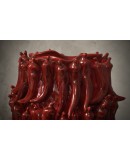 Vasi Scultura in Ceramica Veneziana di Colore Rosso Vasi Scultura in Ceramica Veneziana di Colore Rosso