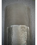 Murano Silver Art Glass Mid-Century Wall Light and Sconces Murano Silver Art Glass Mid-Century Wall Light and Sconces