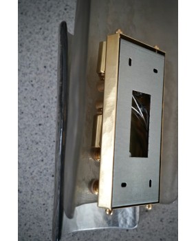Murano Silver Art Glass Mid-Century Wall Light and Sconces