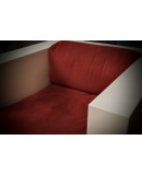 MASSIMO VIGNELLI Poltrona mod. Saratoga Bianca e Rossa, 1964